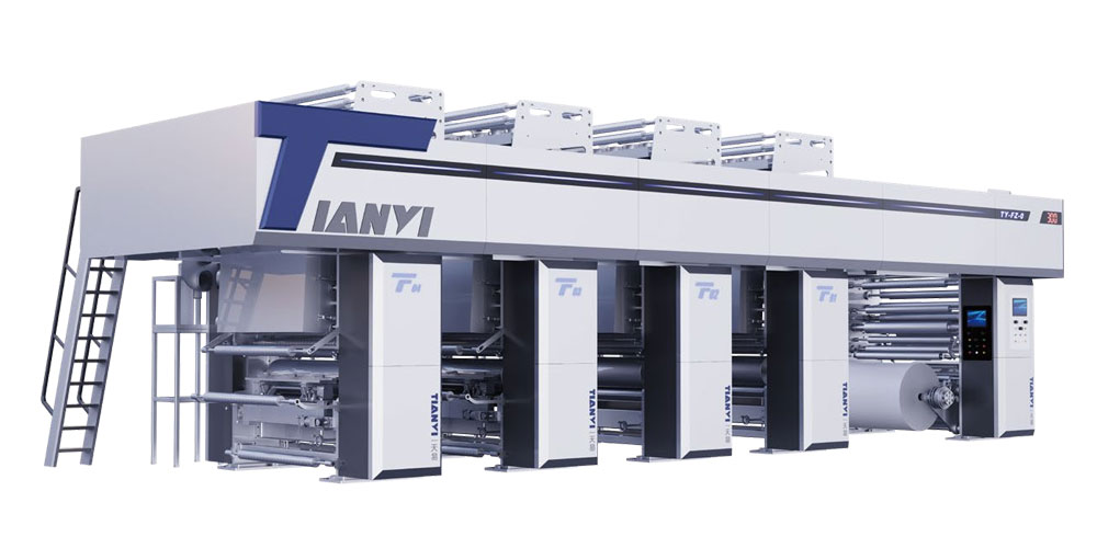  TY-HZD&nbsp;4色傳動(dòng)軸快遞袋印刷機(jī)