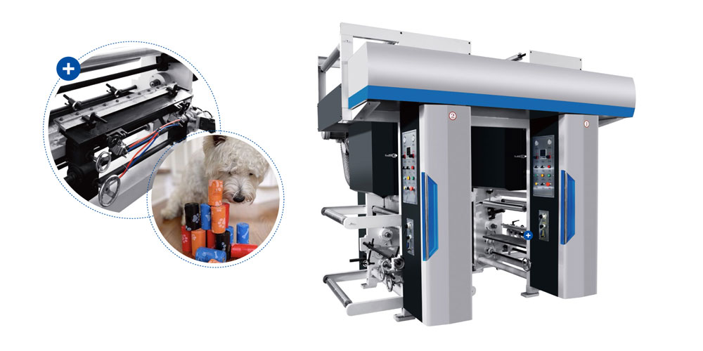  YSJ&nbsp;2-4色無底盤無連接連線水墨印刷機(jī)